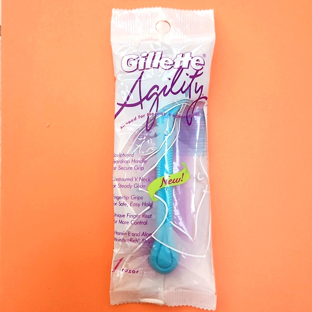 Vintage 1997 Gillette Agility Women's Razor Advertising